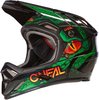 Oneal Backflip Viper Casco Downhill,  nero-verde,  dimensione M