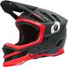 Oneal Blade Polyacrylite Haze Casco Downhill,  nero-rosso,  dimensione L per uomo
