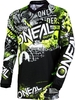 Oneal Element Attack Maglia Motocross Giovanile,  nero-giallo,  dimensione S