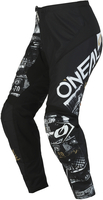 Oneal Element Attack Pantaloni Motocross Giovani,  nero-bianco,  dimensione XL
