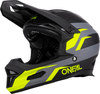Oneal Fury Stage Casco da discesa,  nero-giallo,  dimensione L