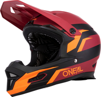 Oneal Fury Stage Casco da discesa,  rosso-arancione,  dimensione L