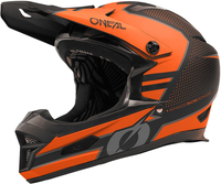 Oneal Fury Stage Casco Downhill,  nero-arancione,  dimensione L