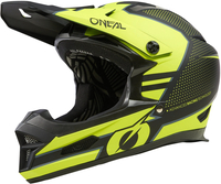 Oneal Fury Stage Casco Downhill,  nero-giallo,  dimensione L
