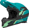 Oneal Fury Stage V.22 Casco da discesa,  nero-verde,  dimensione XS