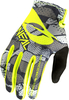 Oneal Matrix Camo Motocross Gloves Guanti da motocross,  grigio-giallo,  dimensione 2XL
