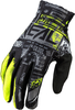 Oneal Matrix Ride Guanti Motocross,  nero-giallo,  dimensione XL