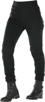 Overlap Jane Donne Moto Leggings,  nero,  dimensione 27
