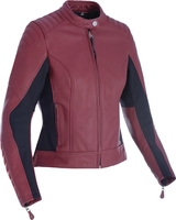 Oxford Beckley Giacca da donna in pelle per moto,  rosa,  dimensione S per donne