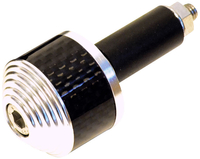 Oxford Carb-Ends 2 Bar End pesi,  argento