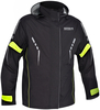 Oxford Stormseal Giacca antipioggia moto,  nero-giallo,  dimensione 5XL