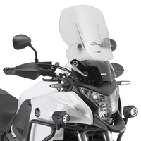 Parabrezza GIVI Airflow trasparente,  410-530 mm di altezza,  410 mm di larghezza per Honda Crosstourer 1200 (12-15) Parabrezza
