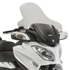 Parabrezza GIVI trasparente,  altezza >700 mm,  larghezza 750 mm per Suzuki Burgman 650 / 650 Executive (13-20) Parabrezza