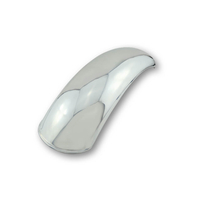 Parafango in alluminio LSL,  lucido 520 mm,  posteriore,  argento