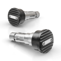 Pesi estremità barra WAVE HIGHSIDER,  argento