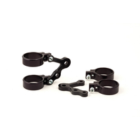 Portalampade LSL 50/55mm,  extra short,  con supporto indicatore,  nero