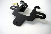 Portatarga LSL Universal con luce posteriore,  argento