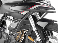 Protezione GIVI per radiatori ad acqua e olio in acciaio inox,  nero per VOGE Valico 500DS (20-21),  nero