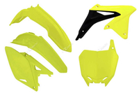 Race Tech Suzuki RM-Z250 kit plastica giallo fluorescente,  giallo