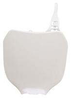 Race Tech Targa anteriore bianca Yamaha,  bianco