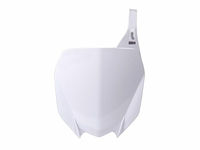 Race Tech Targa anteriore bianca Yamaha YZ-450F,  bianco