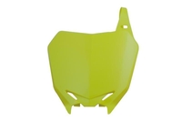 Race Tech Targa anteriore gialla numero Suzuki RM-Z250/450,  giallo