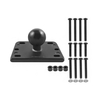 RAM Mounts Montaggio di base moto per serbatoio freno / frizione - centrato B-ball (1 pollice)