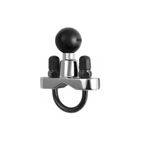 RAM Mounts Morsetto cromato - per 19.1-25.4 mm í ̃,  B ball (1 inch),  argento