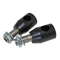 Ritz Alu-Riser Big Bone,  nero,  40 mm,  1/4 di pollice,  con guida via cavo interna,  nero