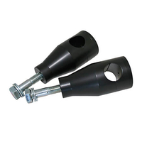 Ritz Alu-Riser Big Bone,  nero,  75 mm,  1 pollice,  nero