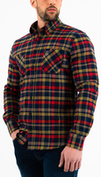 Rokker Tacoma Camicia in flanella,  rosso-blu,  dimensione XL