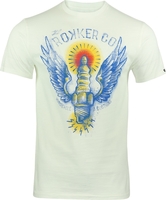 Rokker Wings T-shirt,  bianco,  dimensione 3XL