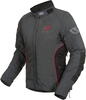 Rukka Hermia Gore-Tex Giacca tessile moto da donna,  nero-rosso,  dimensione 34 per donne