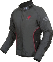 Rukka Hermia Gore-Tex Giacca tessile moto da donna,  nero-rosso,  dimensione 34 per donne