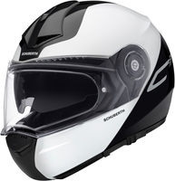 Schuberth C3 Pro Split casco,  nero-bianco,  dimensione S