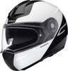 Schuberth C3 Pro Split casco,  nero-bianco,  dimensione XS