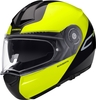 Schuberth C3 Pro Split Casco,  nero-giallo,  dimensione 2XL
