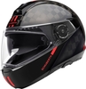Schuberth C4 Pro Carbon Fusion Casco,  nero-rosso,  dimensione S