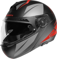 Schuberth C4 Pro Merak Casco,  rosso,  dimensione XS