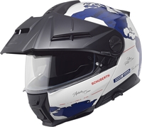 Schuberth E2 Atlas Casco apribile Adventure,  bianco-blu,  dimensione S per uomo