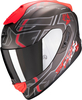 Scorpion EXO 1400 Air Spatium Casco,  nero-rosso,  dimensione M