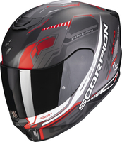 Scorpion EXO 391 Haut Casco,  nero-rosso,  dimensione M