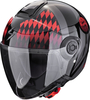 Scorpion Exo City II FC Bayern Casco Jet,  nero-grigio-rosso,  dimensione S per uomo