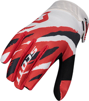 Scott 450 Prospect Guanti Motocross,  bianco-rosso,  dimensione XL