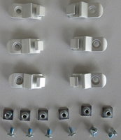 Scott 550 Motocross Buckle Hook Set,  argento