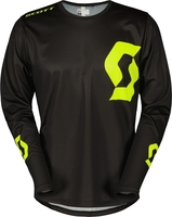 Scott Compete Maglia da motocross,  nero-giallo,  dimensione 2XL per uomo