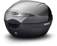 SHAD * COVER TOP CASE SH33 GRIGIO ARGENTO METALLIZZATO SHAD