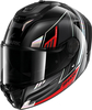 Shark Spartan RS Byrhon Casco,  nero-rosso,  dimensione XS per uomo