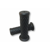 SHIN YO Custom Diamond Style Grips 1 pollice coppia nera,  nero