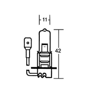 SHIN YO H3 Lampada a incandescenza 12V 55W,  PK 22S,  bianco